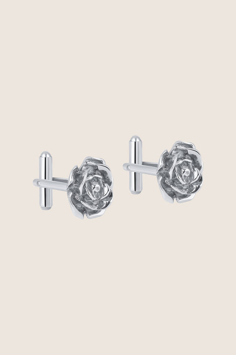 UMIAR jewellery – Elegant cufflinks in the shape of a rose flower. A refined accessory whose universal design makes it suitable for both men’s and women’s shirts. These rose cufflinks are an original gift idea — the decorative floral motif beautifully accentuates the wrist, celebrating the significance of special moments and occasions. Each pair is handcrafted from precious materials and available in two versions: 925 sterling silver and 24-carat gold-plated 925 silver.