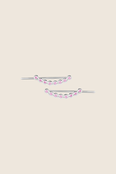 UMIAR jewellery presents monolithic earrings adorned with precious gemstones such as diamonds and topazes. A minimalist design with no clasps, handcrafted from 925 sterling silver or 24-carat gold-plated silver. Discover a new level of comfort and style — order yours today!