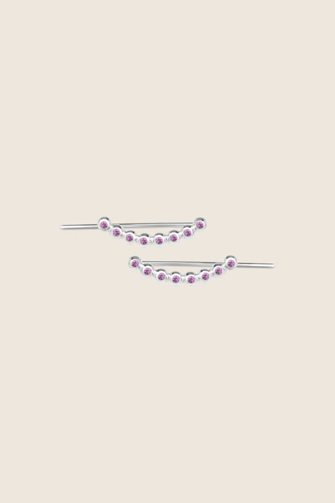 UMIAR jewellery presents monolithic earrings adorned with precious gemstones such as diamonds and topazes. A minimalist design with no clasps, handcrafted from 925 sterling silver or 24-carat gold-plated silver. Discover a new level of comfort and style — order yours today!