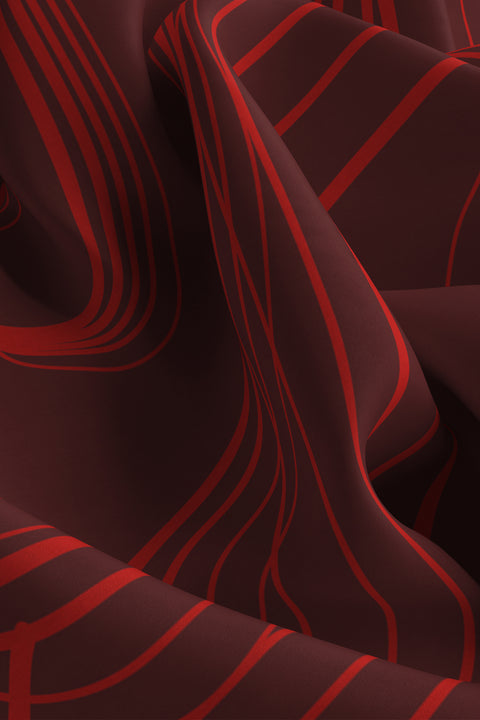 Discover a silk scarf with an original rose design by UMIAR jewellery, where expressive lines form a unique floral composition. Contrasting shades of red, burgundy, and carmine combine elegance with contemporary trends. This exceptional scarf, made from 100% natural silk, is part of the PROFONDO ROSSO collection. A perfect gift — beautifully packaged and ready to delight. Explore unique jewellery and silk scarves by UMIAR.