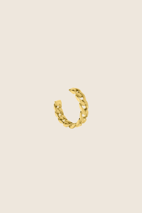 A statement ear cuff inspired by the texture of a bold men’s chain. With a 25 mm diameter, it brings a strong, modern edge to any outfit, adding character and style without the need for piercing. Discover expressive design and confident elegance by UMIAR jewelry.