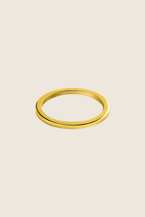 Discover the delicate square-profile ring from UMIAR Jewellery, handcrafted in 925 sterling silver or 24k gold-plated silver. Perfect worn solo or stacked with other rings. Its subtle elegance and minimalist design make it an ideal choice for anyone who appreciates refined, timeless style. Add a unique accent to your collection — shop now and enjoy its enduring beauty!